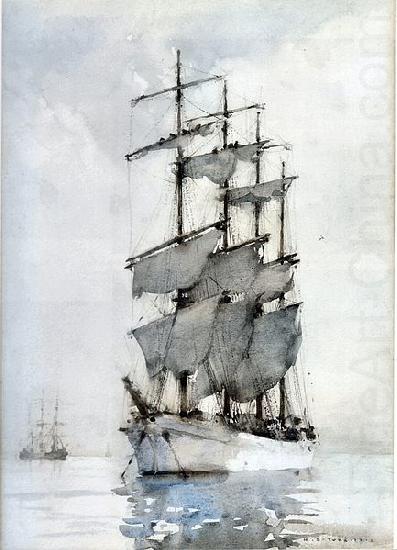 Henry Scott Tuke Four Masted Barque oil painting picture